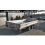 LT-195 przyczepa 410x210x40cm, burty aluminiowe, ciężarowa, LOHR + SKLEJKA, DMC 3000kg